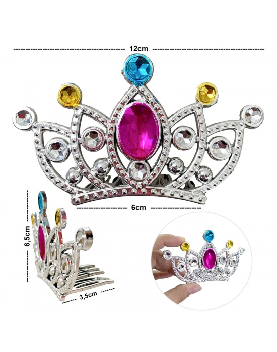 Gümüş Taraklı Prenses Tacı 2 No