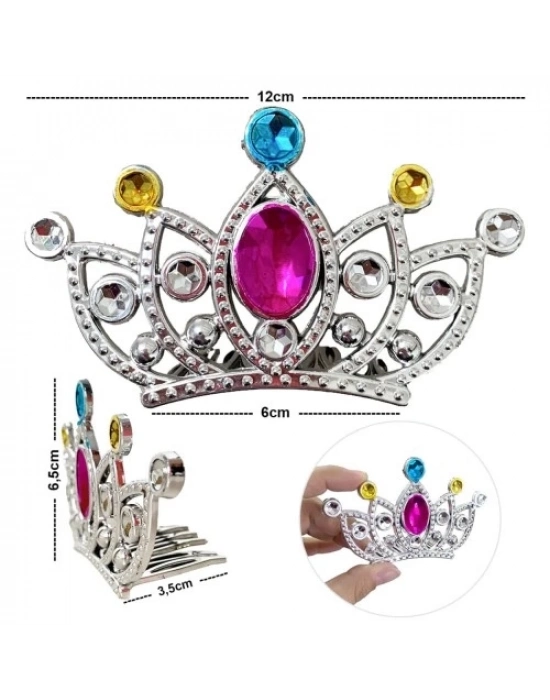 Gümüş Taraklı Prenses Tacı 2 No