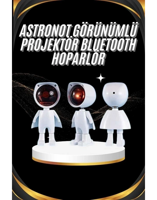 ® Gün Batımı Projektör Lamba Astronot Görünümlü Dekoratif Masa Lambası