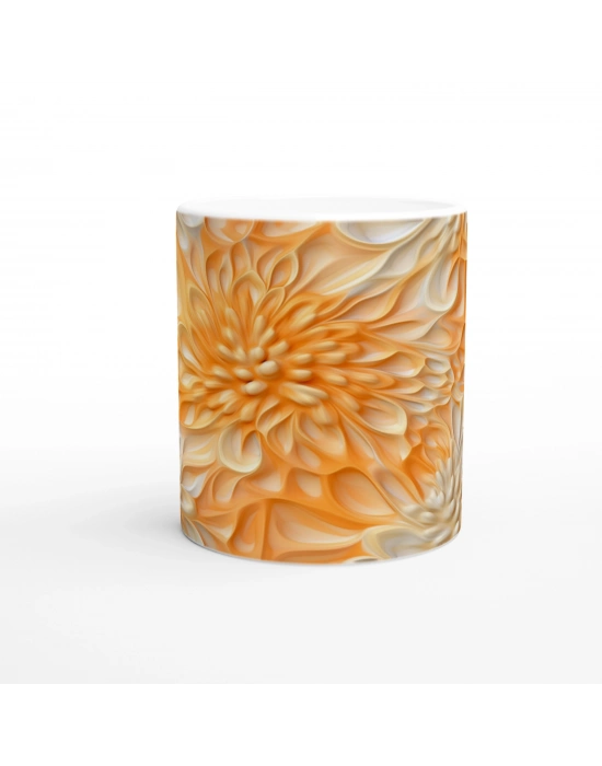 Gün Işıltısı Çiçekli Kupa Bardak