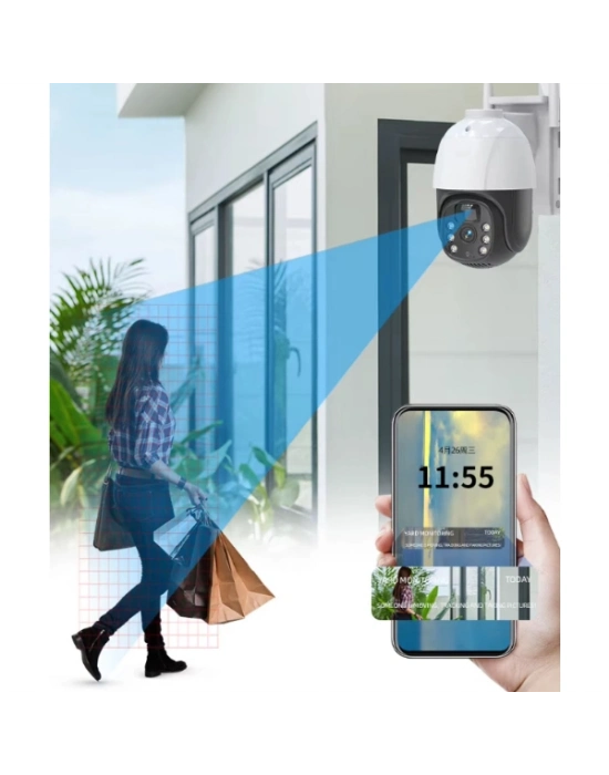 Güneş Enerjili Dış Mekan Güvenlik Kamerası