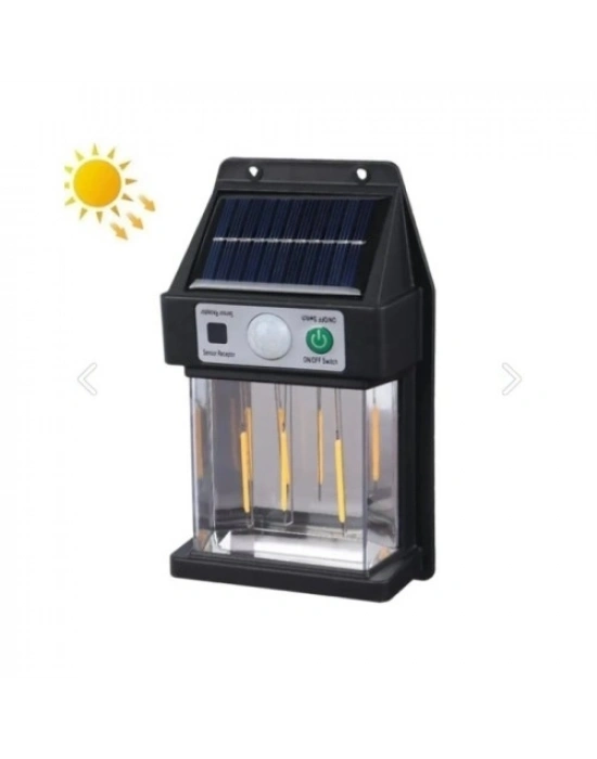Güneş Enerjili Hareket Sensörlü Duvar Lambası