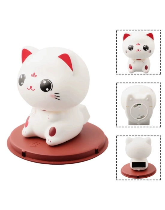 Güneş Enerjili Kafa Sallayan Kedi