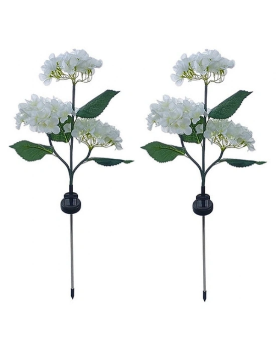 Güneş Enerjili Kazıklı Çiçek LED Lamba