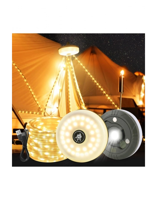 ® Güneş Enerjili Makara LED Kamp ası