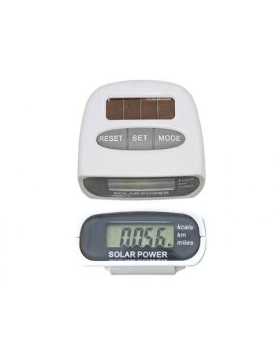 Güneş Enerjili Pedometre Ve Kalori Ölçer Adımsayar