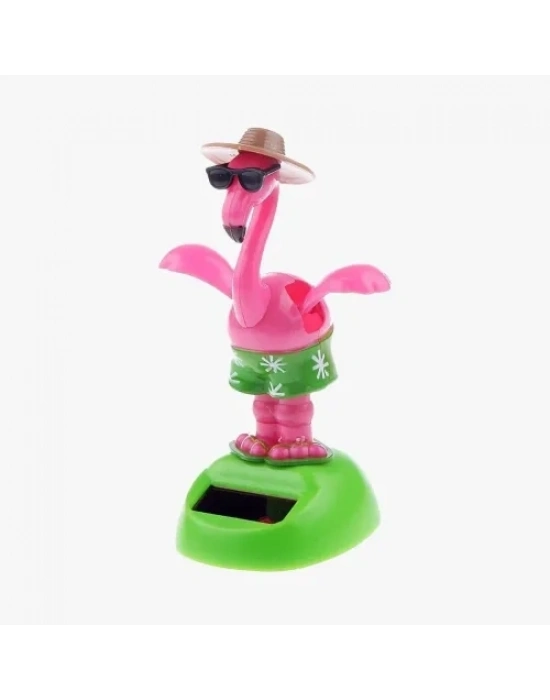 Güneş Enerjili Solar Sallanan Flamingo Figürü
