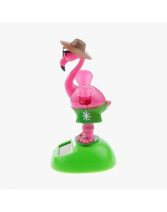 Güneş Enerjili Solar Sallanan Flamingo Figürü