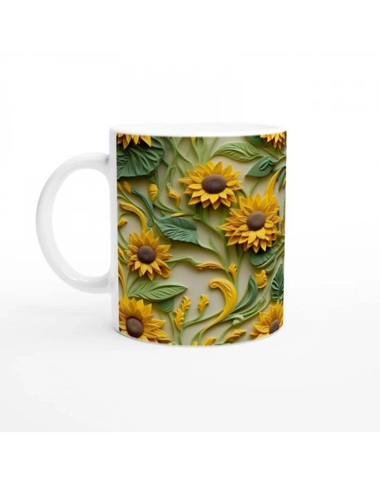 Güneşin Işıltısıyla Ayçiçeği Kupa