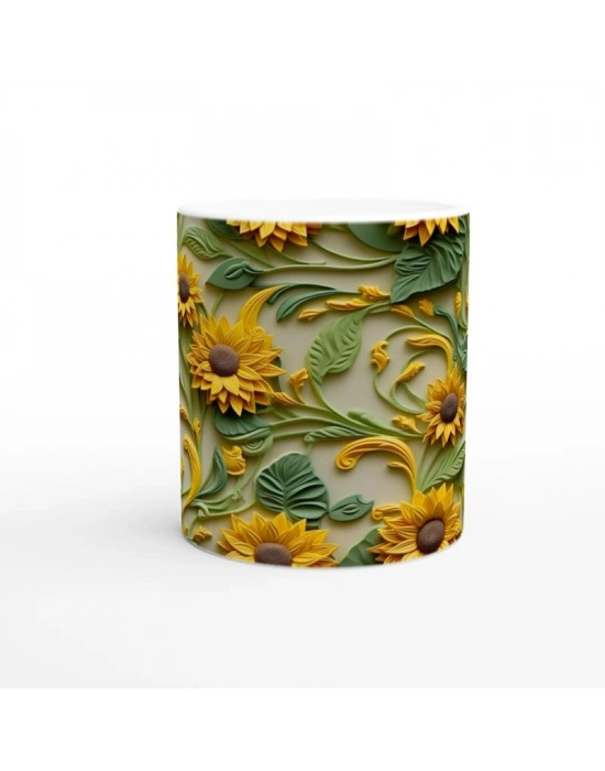 Güneşin Işıltısıyla Ayçiçeği Kupa