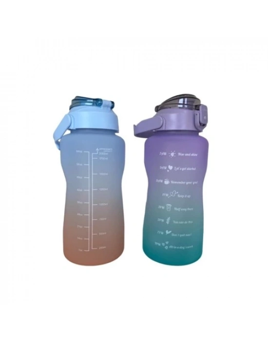 Günlük Motivasyon Su Matarası 2 Litre