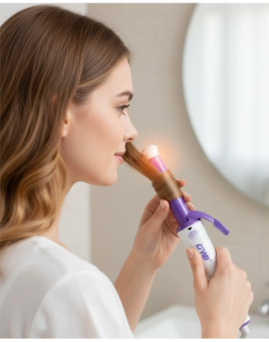 ® GW Profesyonel Saç Kıvırıcı – 140-210°C Isı Ayarlı, Taşınabilir Tasarım