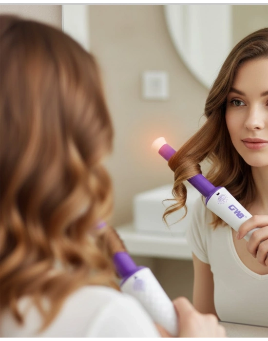 ® GW Taşınabilir Saç Maşası – Tourmaline Seramik, Negatif İyon Teknolojisi