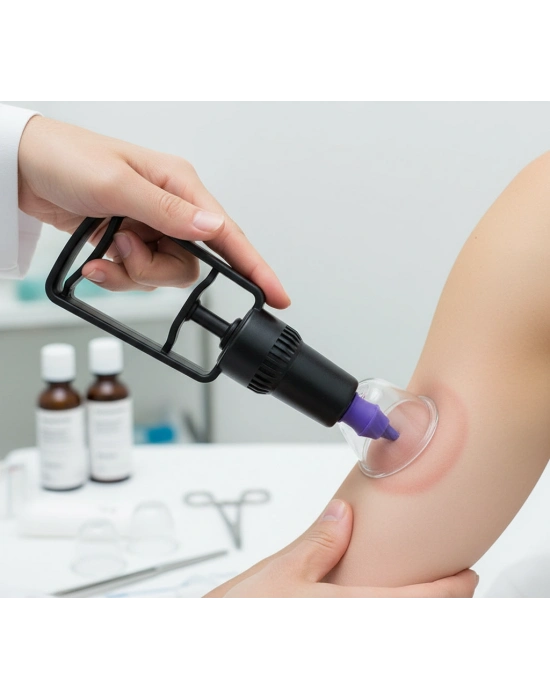 Hacamat Pompa 4 Parmak Siyah