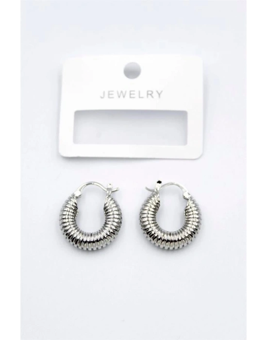 Halka Küpe - Gümüş