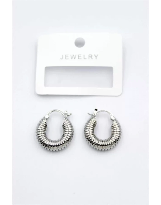 Halka Küpe - Gümüş