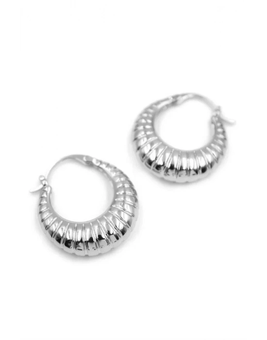 Halka Küpe - Gümüş