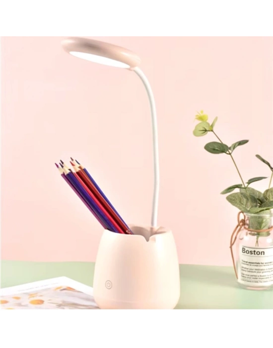 Halka LED USB Şarjlı Masa Lambası