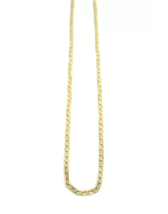 Halka Zincir Kolye - 14K Altın