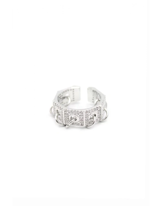 Halkalı Yüzük - Gümüş