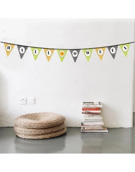 Halloween Kabak Banner Süsü