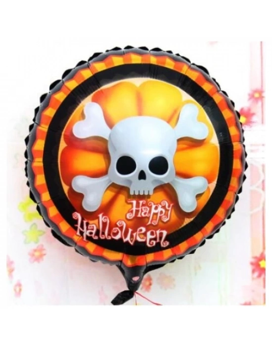 Halloween Kuru Kafa Folyo Balon 18 inç