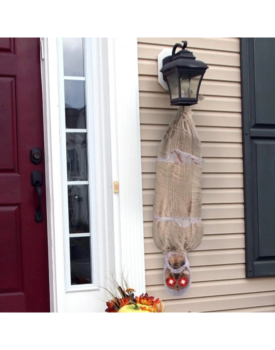Halloween Sensörlü Işıklı Hareketli Mumya