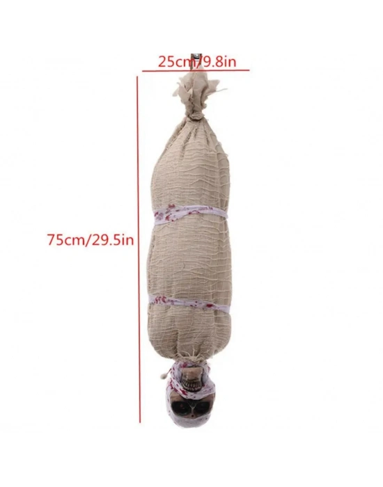 Halloween Sensörlü Işıklı Hareketli Mumya