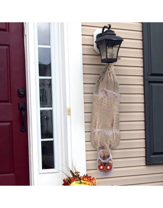 Halloween Sensörlü Işıklı Hareketli Mumya 25x75 Cm