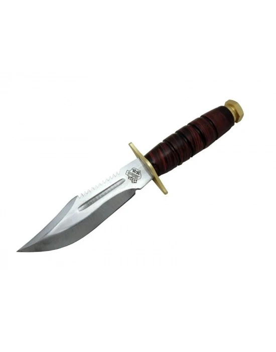 Halmak Metalik T.c. Komando Outdoor Bıçağı 25 Cm - Kılıflı