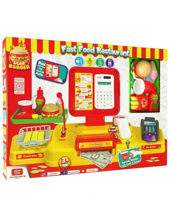 Hamburger Dükkanı Yazar Kasa Seti