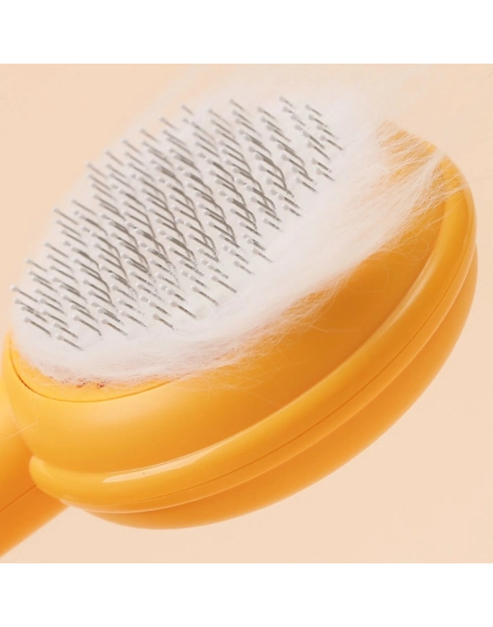 Hamburger Şekilli Otomatik Temizlenen Evcil Hayvan Tarağı