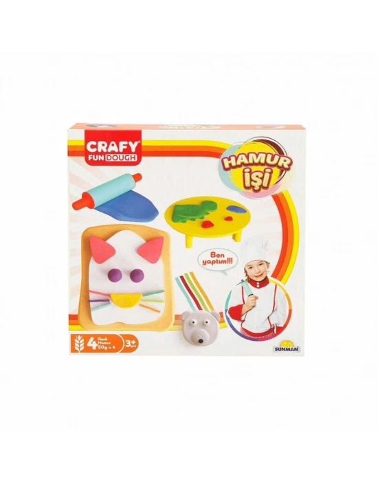 Hamur İşi Oyun Hamuru Seti 200 gr 6 Parça