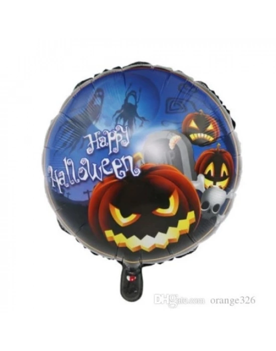 Happy Halloween Balkabağı Folyo Balon 18 inç