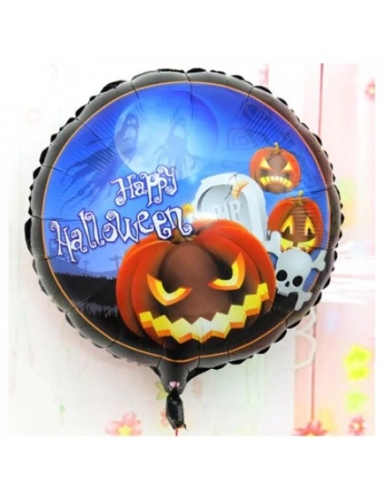 Happy Halloween Balkabağı Folyo Balon 18 inç