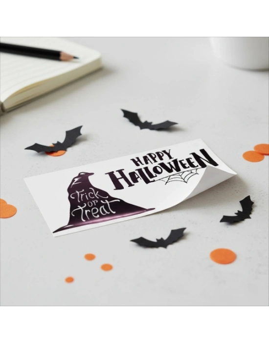 Happy Halloween Temalı Duvar Stickerı