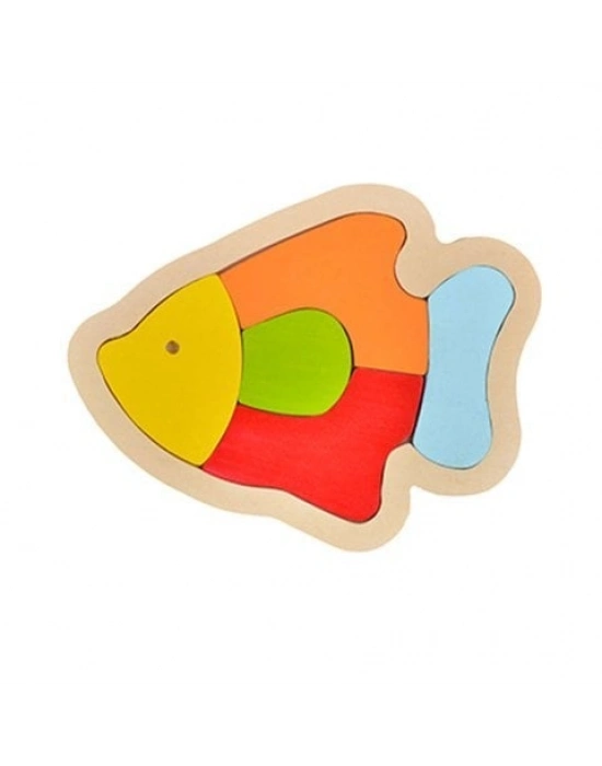 Happy Junior Montessori Eğitici Oyuncak Bul-Tak Balık