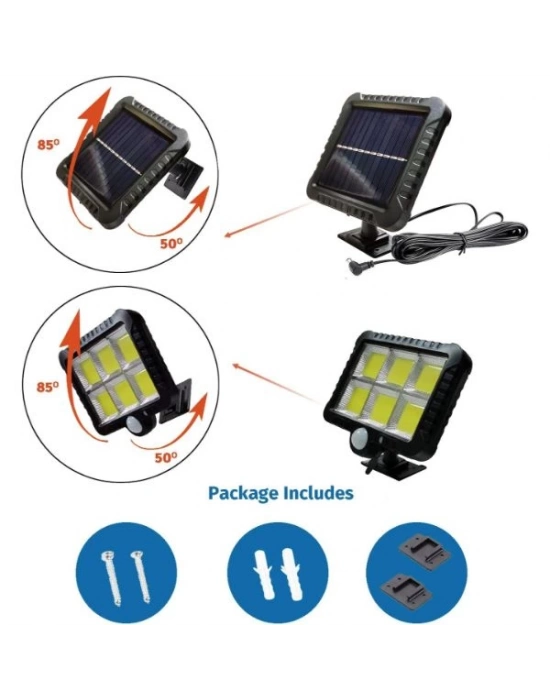 Hareket Sensörlü Solar Lamba