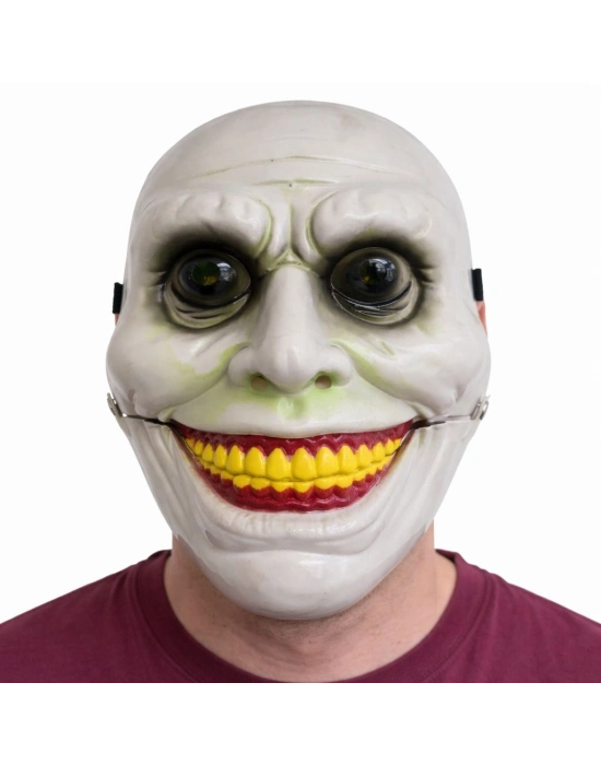 Hareketli Çene Mekanizmalı Korku Maskesi Yeşil