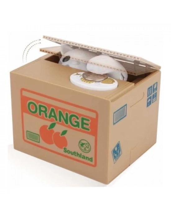 Hareketli Para Çalan Kedi Kumbara