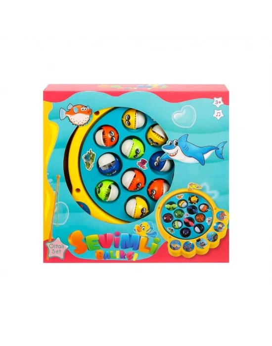 Hareketli ve Sesli Balık Tutma Oyun Seti