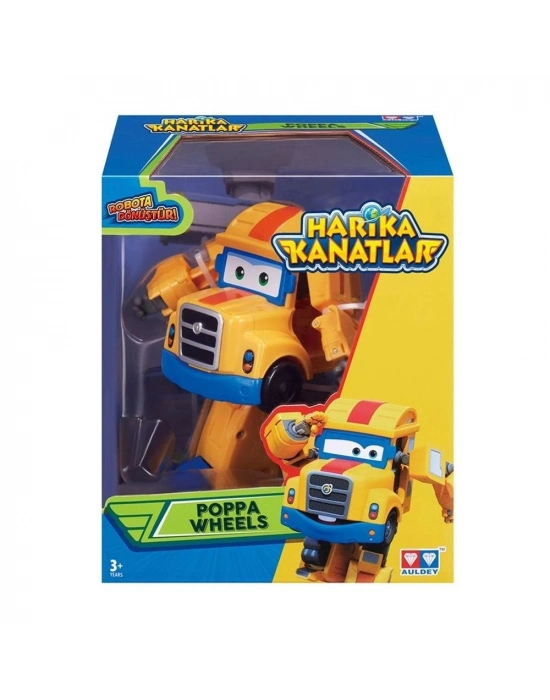 ® Harika Kanatlar Dönüşen Poppa Wheel 13 cm Figür