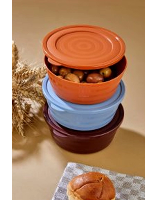 Harmony Kapaklı Yonca Kase 3lü Royaleks-HT-002