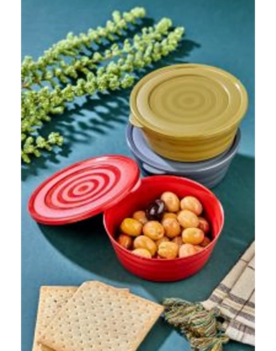 Harmony Kapaklı Yonca Kase 3lü Royaleks-HT-002