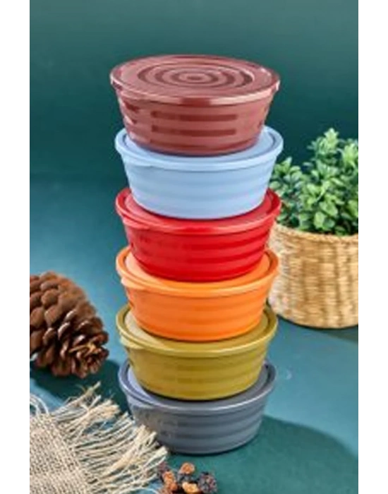 Harmony Kapaklı Yonca Kase 6lı Royaleks-HT-003