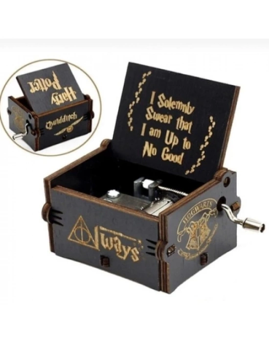 Harry Potter Ahşap Çevirmeli Müzik Kutusu