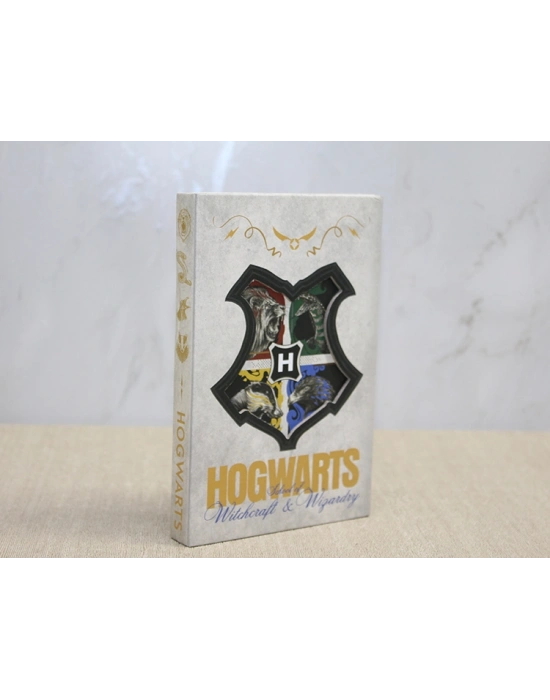 Harry Potter Hogwarts Amblemli Deri Defter