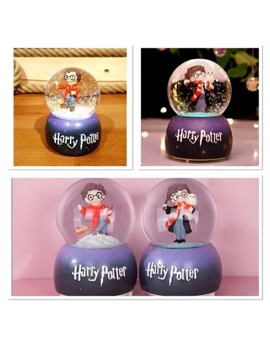 Harry Potter Üflemeli Işıklı Müzikli Kar Küresi Orta Boy