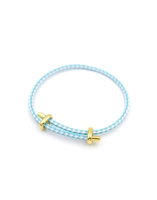 Hasır Bileklik - Mavi
