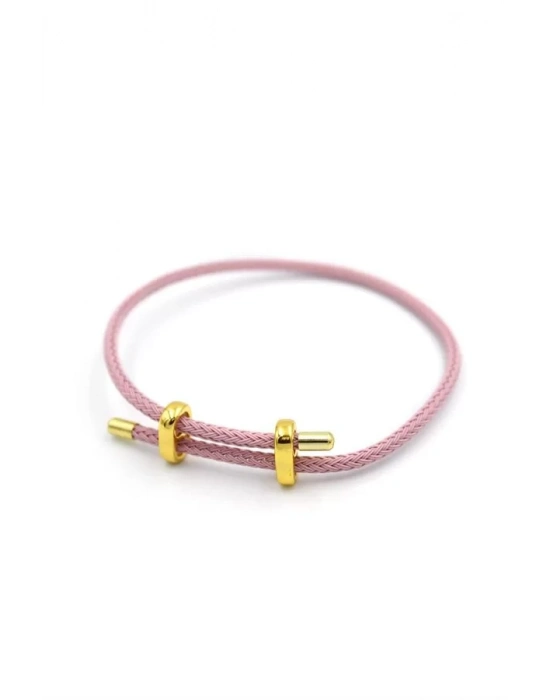 Hasır Bileklik - Pembe